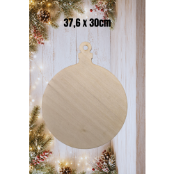 Bombka klasyczna 30cm (37,6cm), bombka 30cm, sklejka 3mm